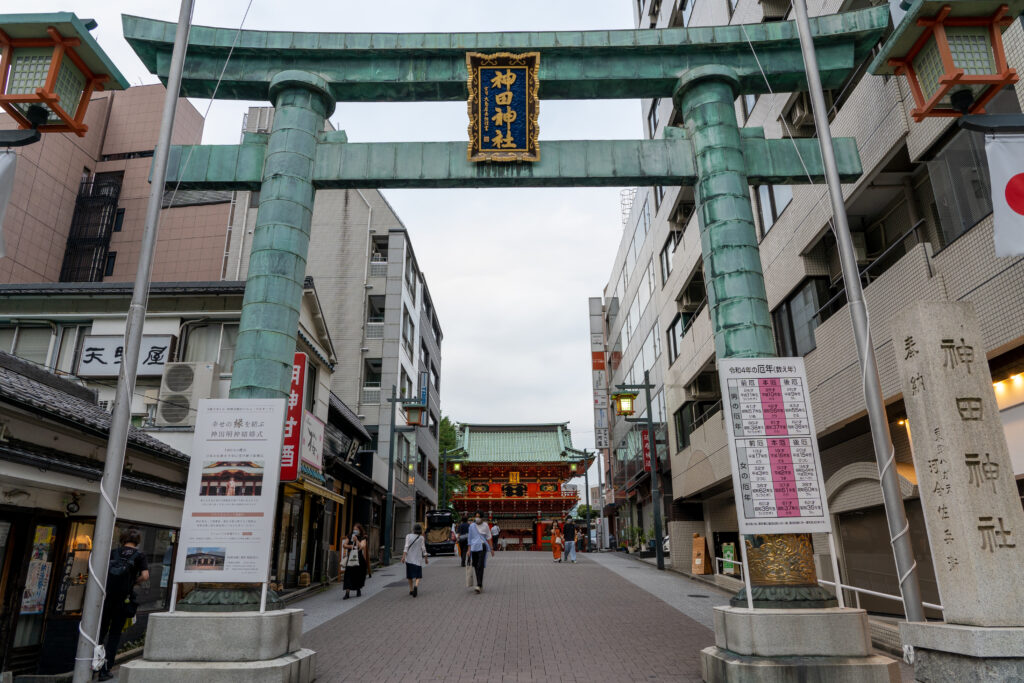 Torii gate of Kanda Shrine
