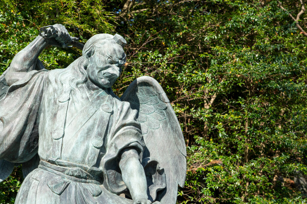 Statue of Tengu at Mount Takao