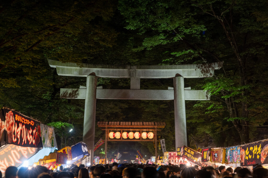 Torii Gate of Okunitama Shrine