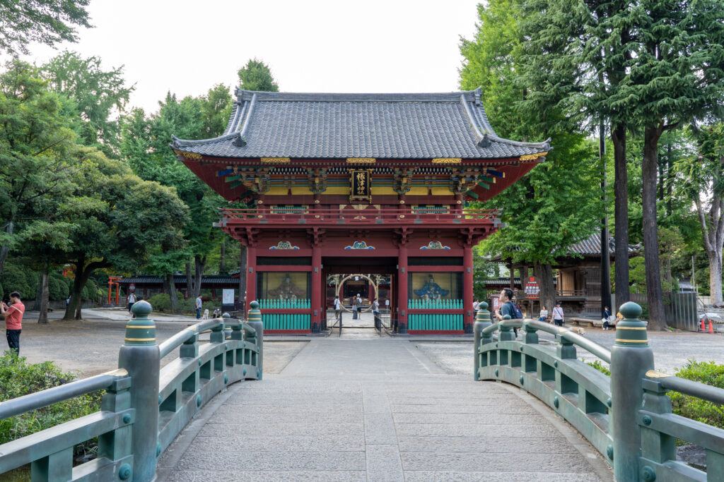 Tower gate of Nezu Shrine